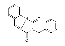 2-benzylimidazo[1,5-a]indole-1,3-dione结构式