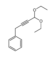 4,4-diethoxybut-2-ynylbenzene Structure