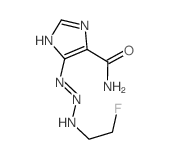 1H-Imidazole-4-carboxamide,5-[3-(2-fluoroethyl)-2-triazen-1-yl]- Structure