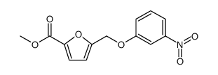 5-(3-NITRO-PHENOXYMETHYL)-FURAN-2-CARBOXYLIC ACID METHYL ESTER结构式
