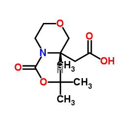 (S)-2-(4-(tert-Butoxycarbonyl)morpholin-3-yl)acetic acid picture