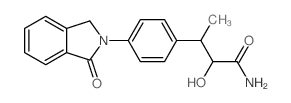 Benzenepropanamide,4-(1,3-dihydro-1-oxo-2H-isoindol-2-yl)-a-hydroxy-b-methyl-结构式