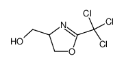 4-Hydroxymethyl-2-trichlormethyl-4,5-dihydrooxazol Structure