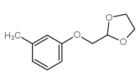 2-M-TOLYLOXYMETHYL-[1,3]DIOXOLANE Structure