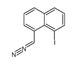 (8-iodo-1-naphthyl)dizomethane Structure