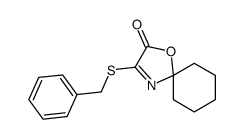 3-benzylsulfanyl-1-oxa-4-azaspiro[4.5]dec-3-en-2-one Structure