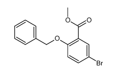 methyl 5-bromo-2-phenylmethoxybenzoate Structure