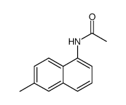 N-(6-methyl-[1]naphthyl)-acetamide结构式