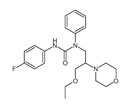 1-(3-ethoxy-2-morpholin-4-ylpropyl)-3-(4-fluorophenyl)-1-phenylurea Structure