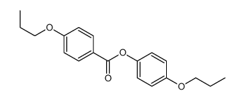 (4-propoxyphenyl) 4-propoxybenzoate Structure