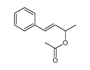 1-methyl-3-phenyl allyl acetate结构式