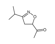 Ethanone, 1-[4,5-dihydro-3-(1-methylethyl)-5-isoxazolyl]- (9CI)结构式