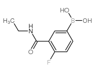 3-(ETHYLCARBAMOYL)-4-FLUOROBENZENEBORONIC ACID Structure