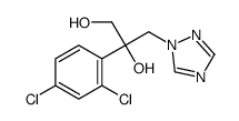 2-(2,4-dichlorophenyl)-3-(1,2,4-triazol-1-yl)propane-1,2-diol结构式