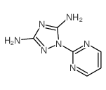 1-pyrimidin-2-yl-1,2,4-triazole-3,5-diamine结构式