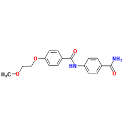 N-(4-Carbamoylphenyl)-4-(2-methoxyethoxy)benzamide Structure