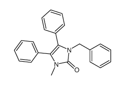 1-benzyl-3-methyl-4,5-diphenylimidazol-2-one结构式