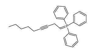 Non-3-ynylidene-triphenyl-λ5-phosphane结构式