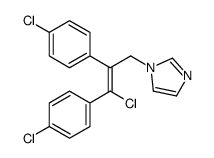 1-[3-chloro-2,3-bis(4-chlorophenyl)prop-2-enyl]imidazole Structure