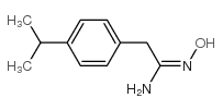 n-hydroxy-2-(4-isopropyl-phenyl)-acetamidine结构式