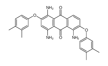 1,4,5-triamino-2,6-bis(3,4-dimethylphenoxy)anthracene-9,10-dione Structure