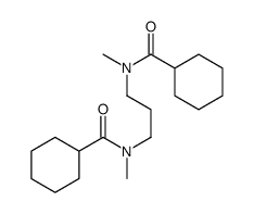 N-[3-[cyclohexanecarbonyl(methyl)amino]propyl]-N-methylcyclohexanecarboxamide Structure