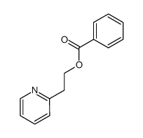 benzoic acid-(2-[2]pyridyl-ethyl ester) Structure