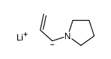 lithium,1-prop-2-enylpyrrolidine Structure