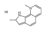 2,9-dimethyl-1,2-dihydropyrrolo[3,2-h]quinolin-1-ium,iodide Structure