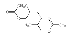 (6-acetyloxy-2,5-dimethyl-hexyl) acetate结构式