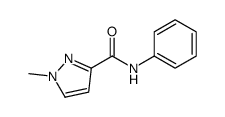 1-methyl-N-phenylpyrazole-3-carboxamide Structure