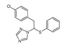 1-[2-(4-chlorophenyl)-1-phenylsulfanylethyl]-1,2,4-triazole结构式
