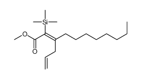 methyl 3-prop-2-enyl-2-trimethylsilylundec-2-enoate Structure
