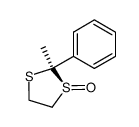 (Z)-2-methyl-2-phenyl-1,3-dithiolane S-oxide Structure