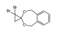 1',1'-dibromospiro[1,5-dihydro-2,4-benzodioxepine-3,2'-cyclopropane]结构式