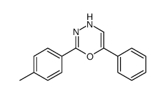 2-(4-methylphenyl)-6-phenyl-4H-1,3,4-oxadiazine Structure