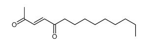 tetradec-3-ene-2,5-dione结构式