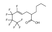 2-butyl-5,6,6,7,7,8,8,8-octafluorooct-4-enoic acid Structure