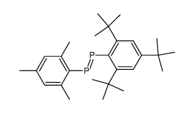 (E)-1-mesityl-2-(2,4,6-tri-t-butylphenyl)diphosphene Structure