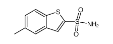 5-methyl-benzo[b]thiophene-2-sulfonamide Structure