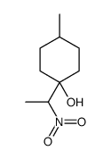 4-methyl-1-(1-nitroethyl)cyclohexan-1-ol结构式