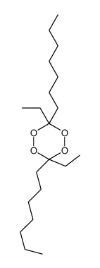 3,6-diethyl-3,6-diheptyl-1,2,4,5-tetraoxane Structure