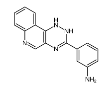 3-(1,2-dihydro-[1,2,4]triazino[5,6-c]quinolin-3-yl)aniline结构式