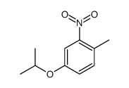 1-methyl-2-nitro-4-propan-2-yloxybenzene结构式