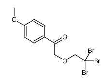 1-(4-methoxyphenyl)-2-(2,2,2-tribromoethoxy)ethanone Structure