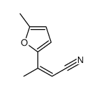3-(5-methylfuran-2-yl)but-2-enenitrile Structure