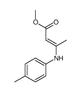 methyl 3-(4-methylanilino)but-2-enoate Structure