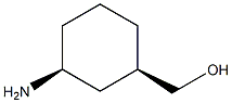 Cis-(3-Amino-cyclohexyl)-methanol结构式