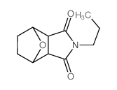 2-propyl-3a,4,5,6,7,7a-hexahydro-octahydro-1H-4,7-epoxyisoindole-1,3-dione Structure