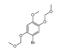 1-bromo-4-methoxy-2,5-bis(methoxymethoxy)benzene Structure